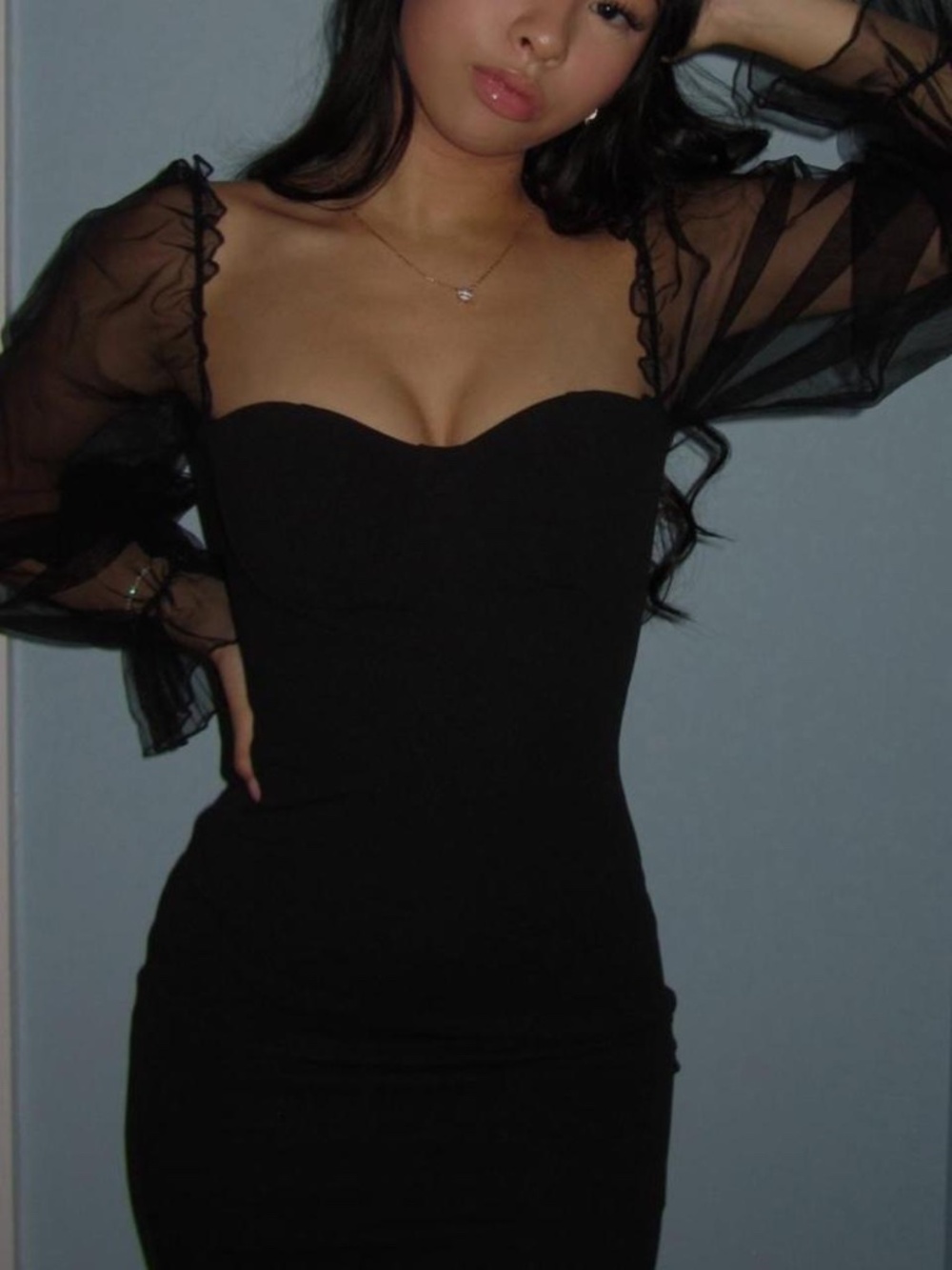 Women's Black mini Dress